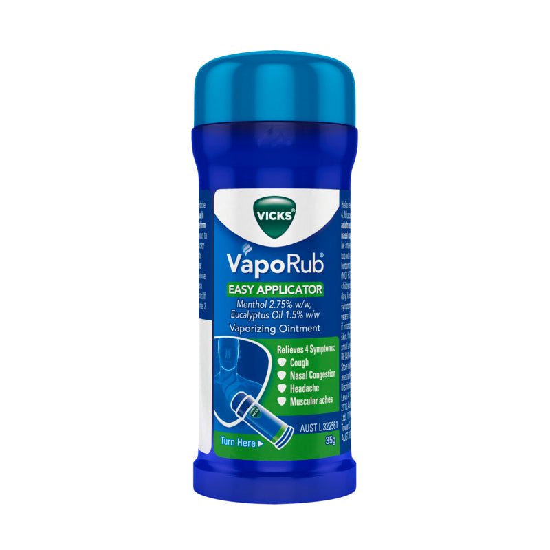 Vicks VapoRub No Touch Applicator Decongestant Cough Cold Rub 35g