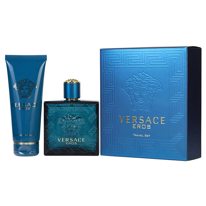 Versace Eros Eau De Toilette 2 Piece Travel Set