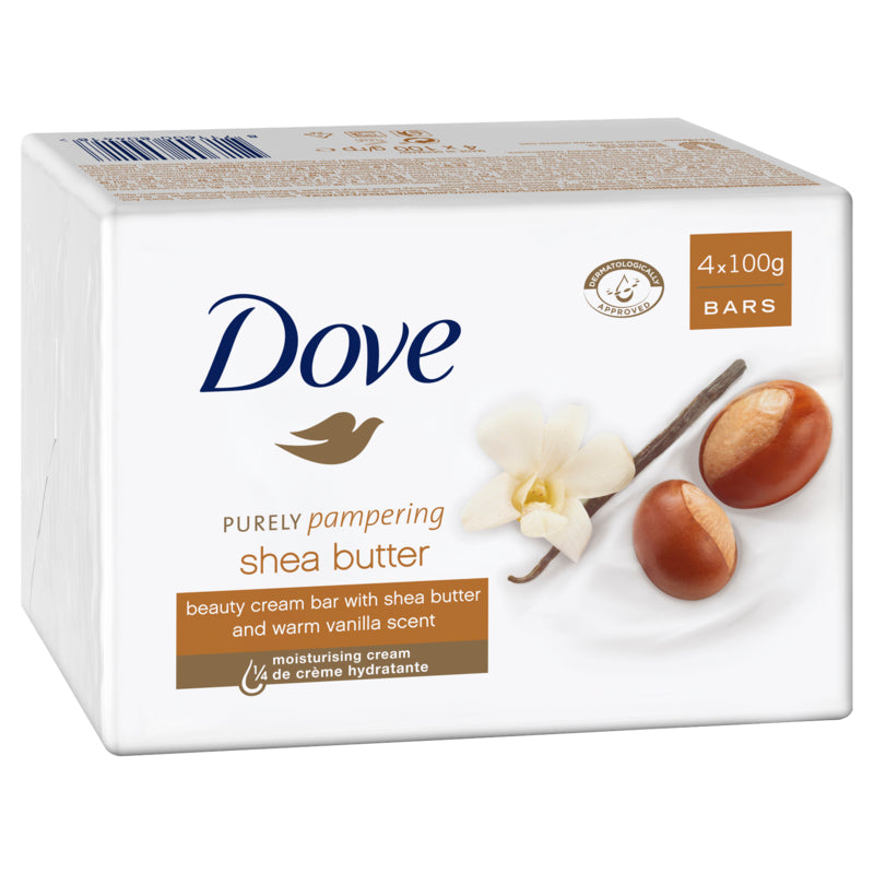 Dove Bar Shea Butter Vanilla 4 pack