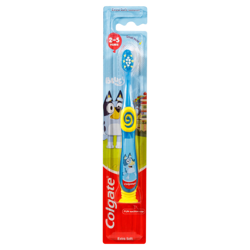 Colgate Kids Junior Bluey Manual Toothbrush Extra Soft Children 2-5 Years 1 Pack