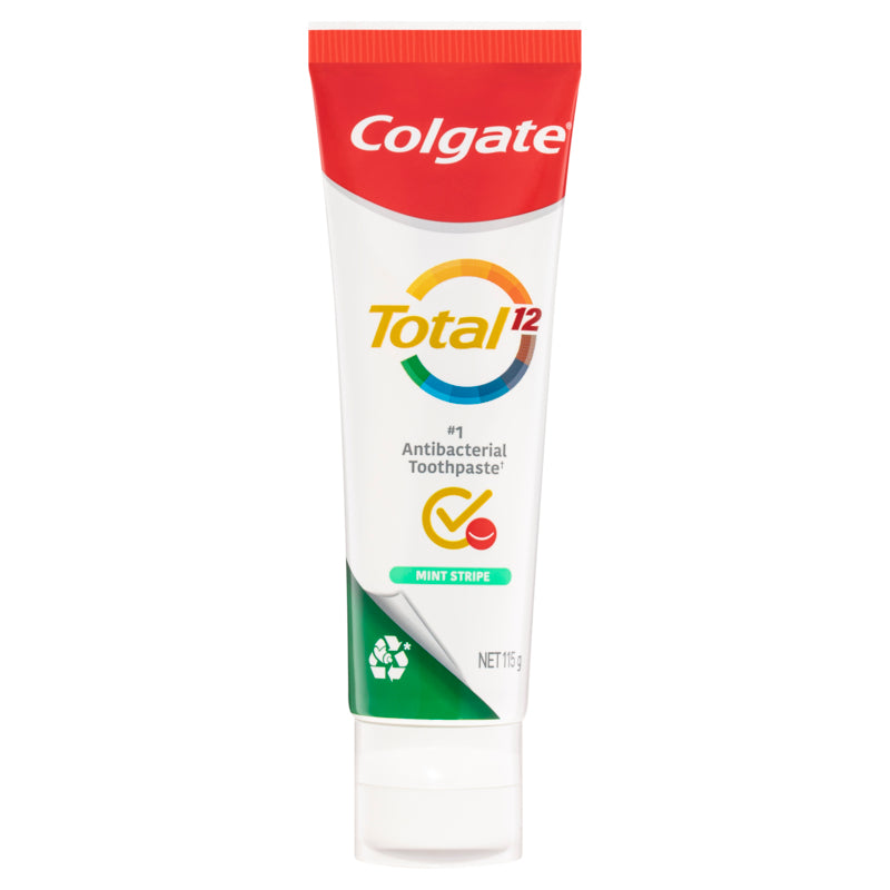 Colgate Total Mint Stripe Gel Antibacterial Toothpaste 115g