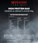 Musashi High Protein Bar Cookies and Cream 90g