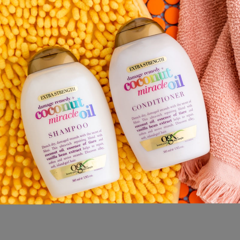 OGX Extra Strength Coconut Miracle Oil Conditioner 385ml