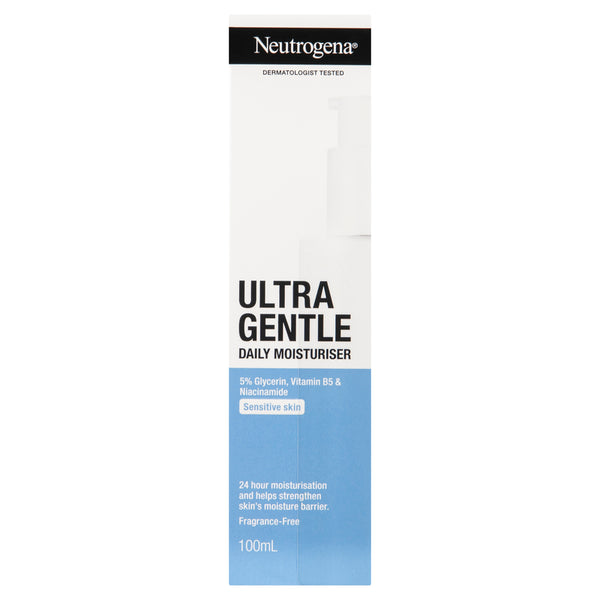 Neutrogena Ultra Gentle Daily Face Moisturiser Sensitive 100ml