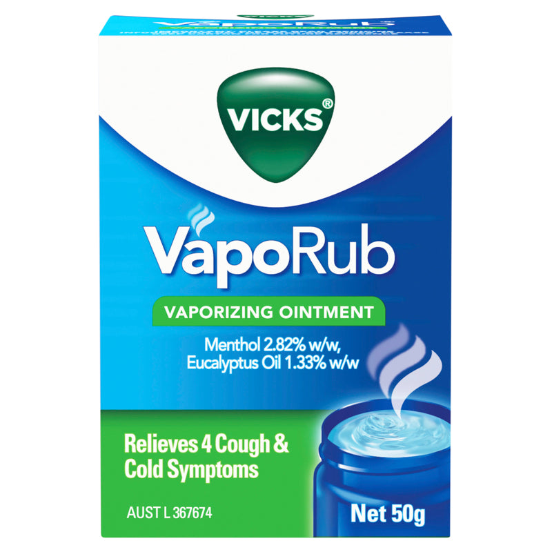 Vicks VapoRub Vaporizing Ointment 50g