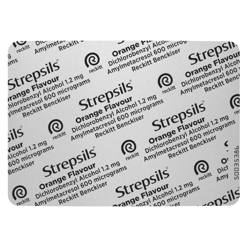 Strepsils Sore Throat Relief Orange Lozenges 36 Pack