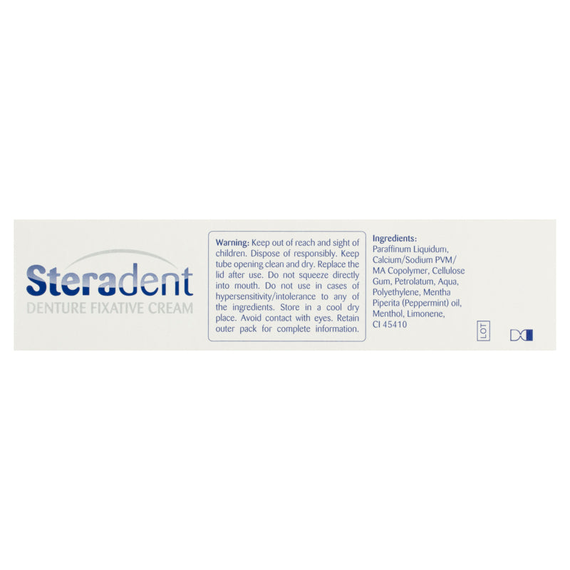 Steradent Ultra 3 Denture Fixative Cream 40g