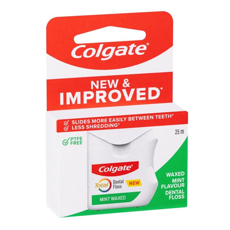 Colgate Total Mint Waxed Dental Floss 25m