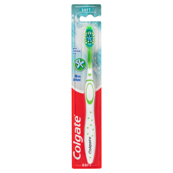 Colgate Max White Manual Toothbrush Soft with Polishing Star 1 Pack