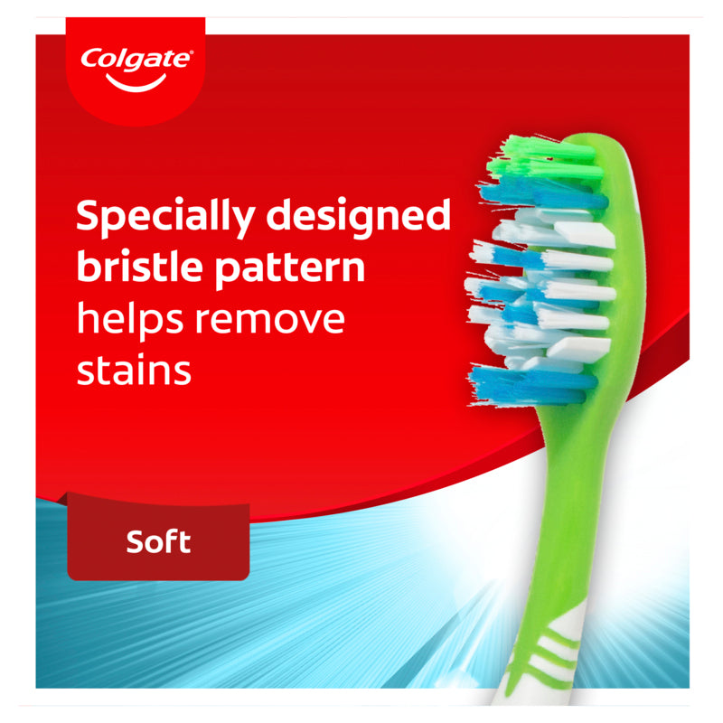 Colgate Max White Manual Toothbrush Soft with Polishing Star 1 Pack