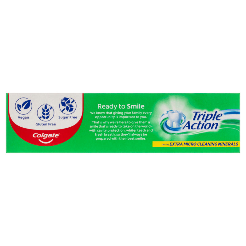 Colgate Triple Action Toothpaste Original Mint 110g