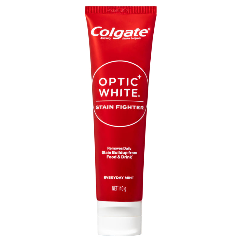 Colgate Optic White Stain Fighter Teeth Whitening Toothpaste 140g