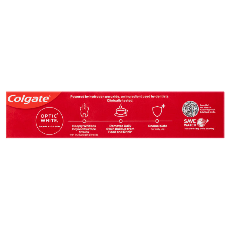 Colgate Optic White Stain Fighter Teeth Whitening Toothpaste 140g