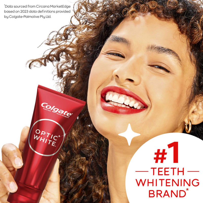 Colgate Optic White Stain Fighter Enamel Care Teeth Whitening Toothpaste 140g