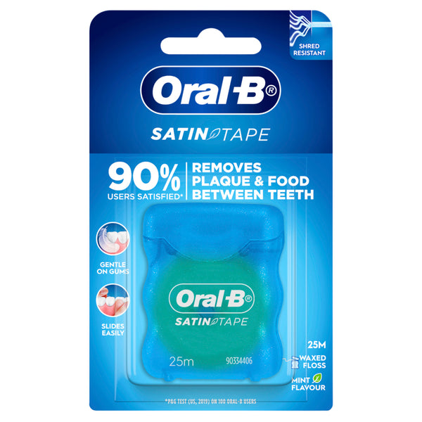 Oral B Satin Tape Mint Dental Floss 25m