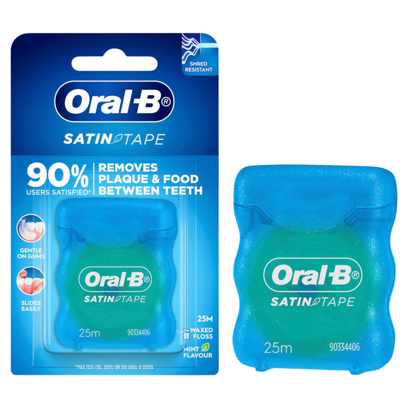 Oral B Satin Tape Mint Dental Floss 25m