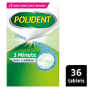 Polident 3 Minute Daily Cleanser for Dentures 36 Tablets