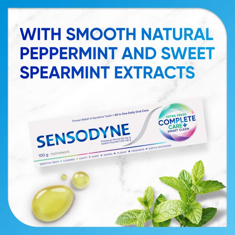 Sensodyne Extra Fresh Complete Care+ Smart Clean Toothpaste 100g