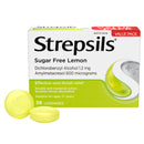 Strepsils Sore Throat Relief Sugar Free Lemon Lozenges 36 Pack