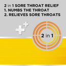 Strepsils Extra Honey & Lemon Fast Numbing Sore Throat Pain Relief with Anaesthetic Lozenges 36 Pack