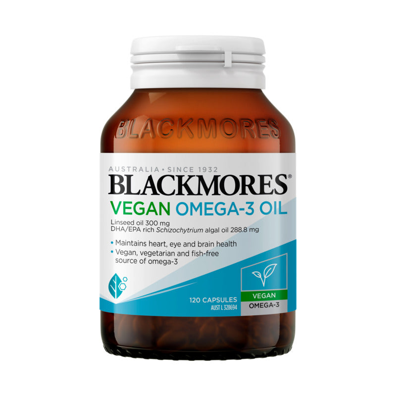 Blackmores Vegan Omega-3 Oil 120 Capsules