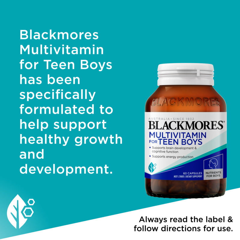 Blackmores Multivitamin for Teen Boys 60 Capsules