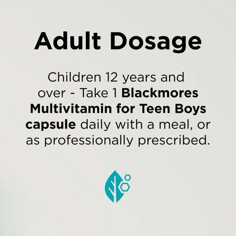 Blackmores Multivitamin for Teen Boys 60 Capsules