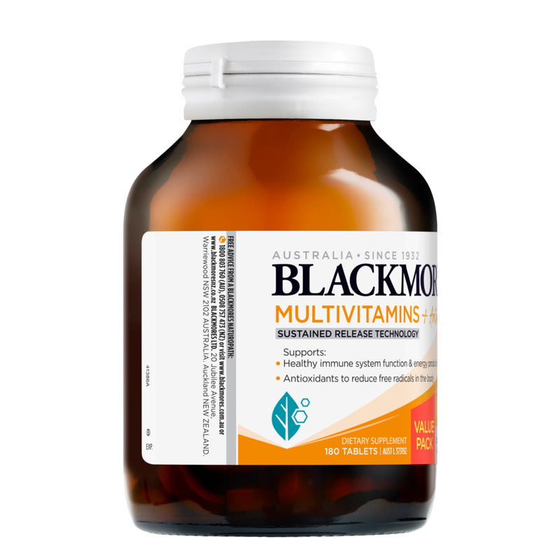 Blackmores Multivitamins + Antioxidants Sustained Release 180 Tablets