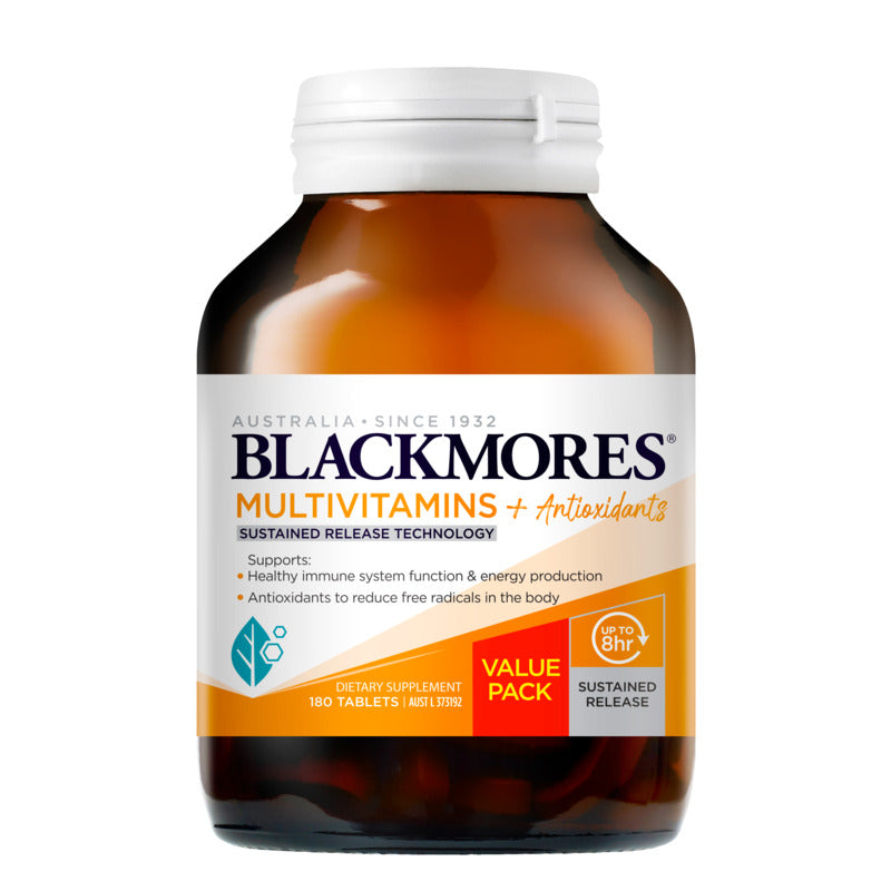 Blackmores Multivitamins + Antioxidants Sustained Release 180 Tablets