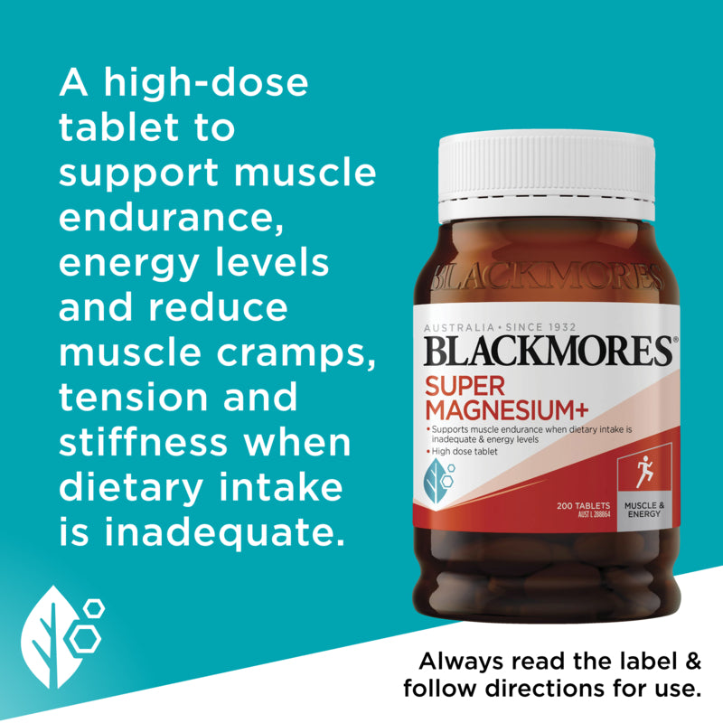 Blackmores Super Magnesium+ 200 Tablets