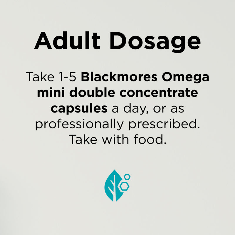 Blackmores Omega Mini Double Concentrate Fish Oil 200 Capsules