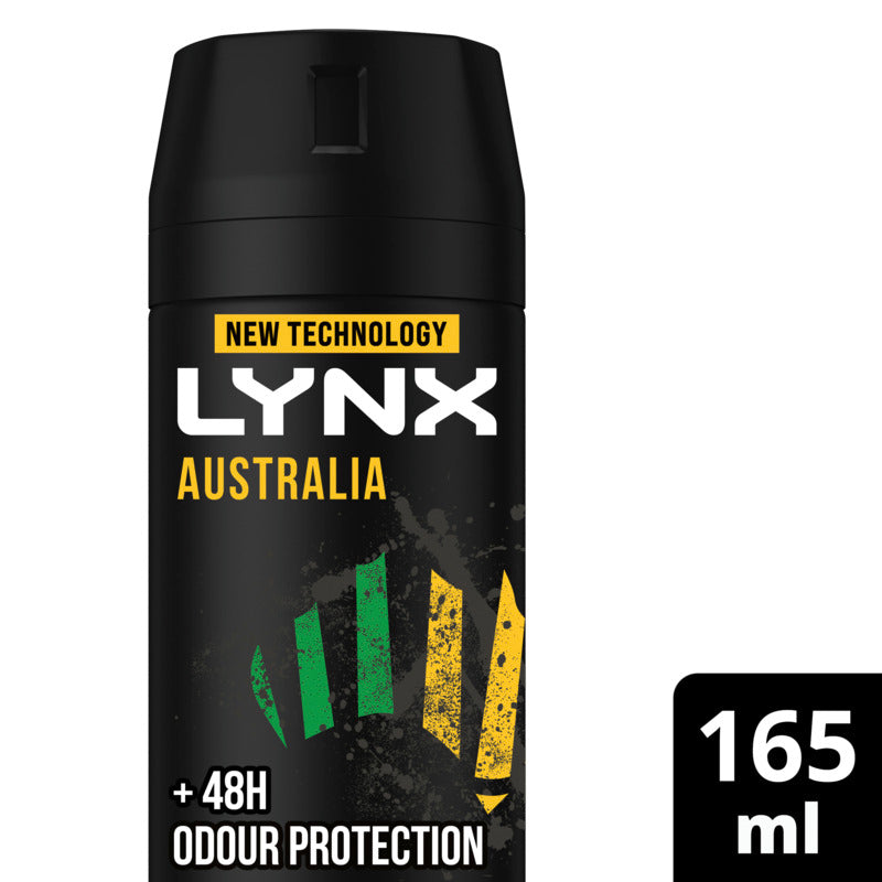 Lynx Deodorant Body Spray Australia New 165ml