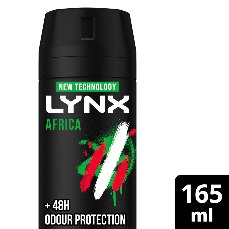 Lynx Deodorant Body Spray Africa 165ml