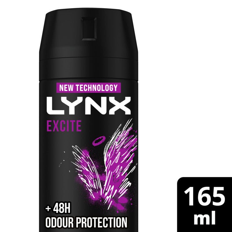 Lynx Deodorant Body Spray Excite New 165ml