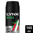 Lynx Africa With Squeezed Mandarin & Sandalwood Scent Antiperspirant Deodorant 165ml