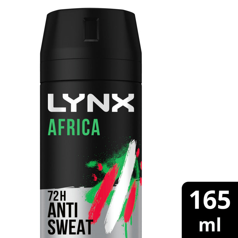 Lynx Africa With Squeezed Mandarin & Sandalwood Scent Antiperspirant Deodorant 165ml