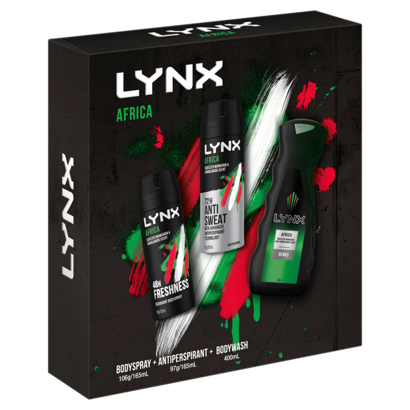 Lynx Africa Trio Gift Set