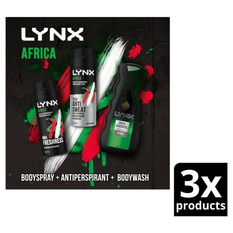 Lynx Africa Trio Gift Set