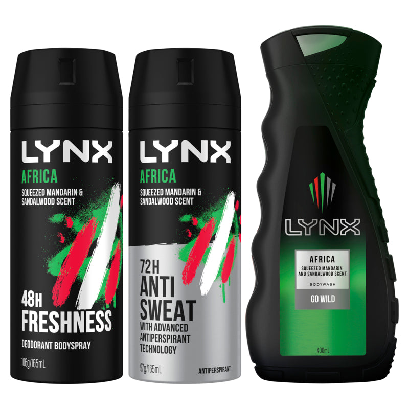 Lynx Africa Trio Gift Set