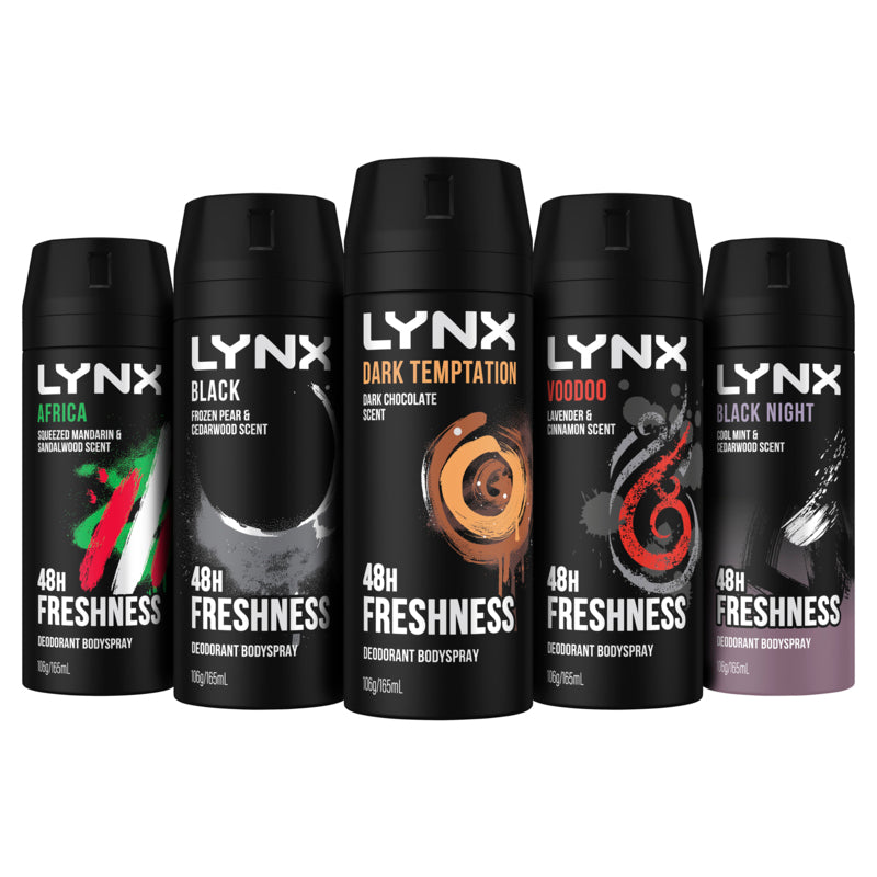 Lynx Body Spray 5 Pack Gift Set