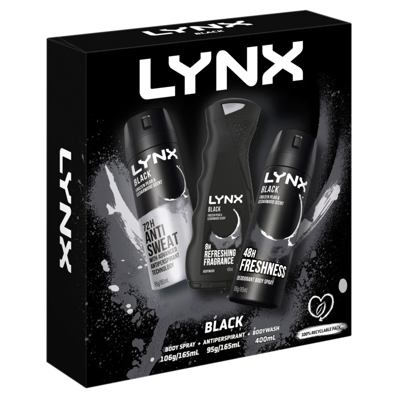 Lynx Black Trio Giftset 2022