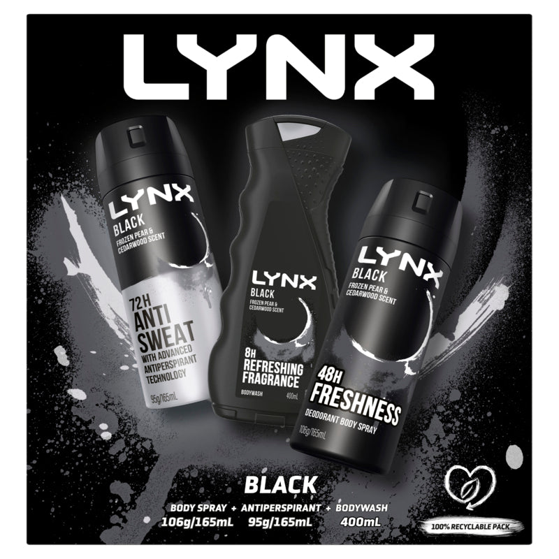 Lynx Black Trio Giftset 2022