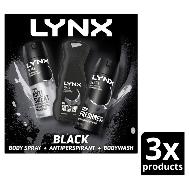 Lynx Black Trio Giftset 2022