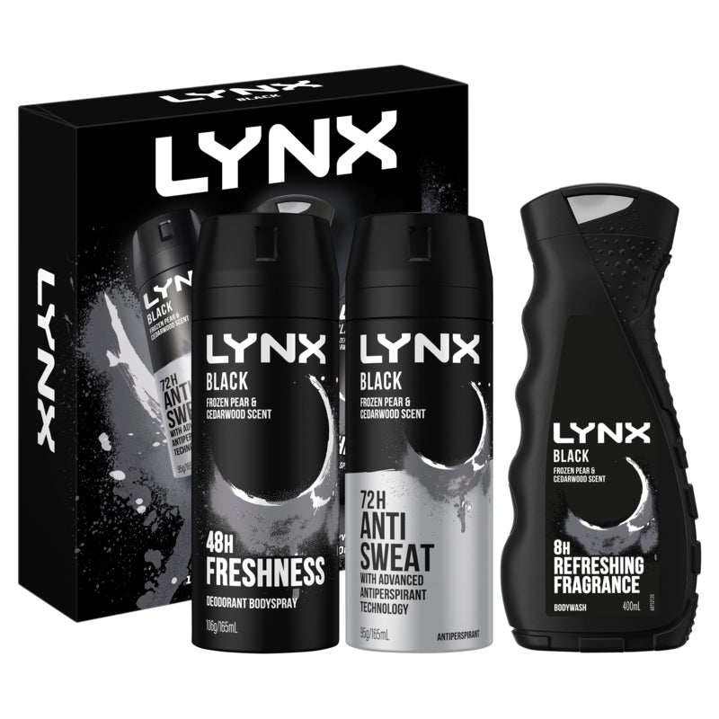 Lynx Black Trio Giftset 2022