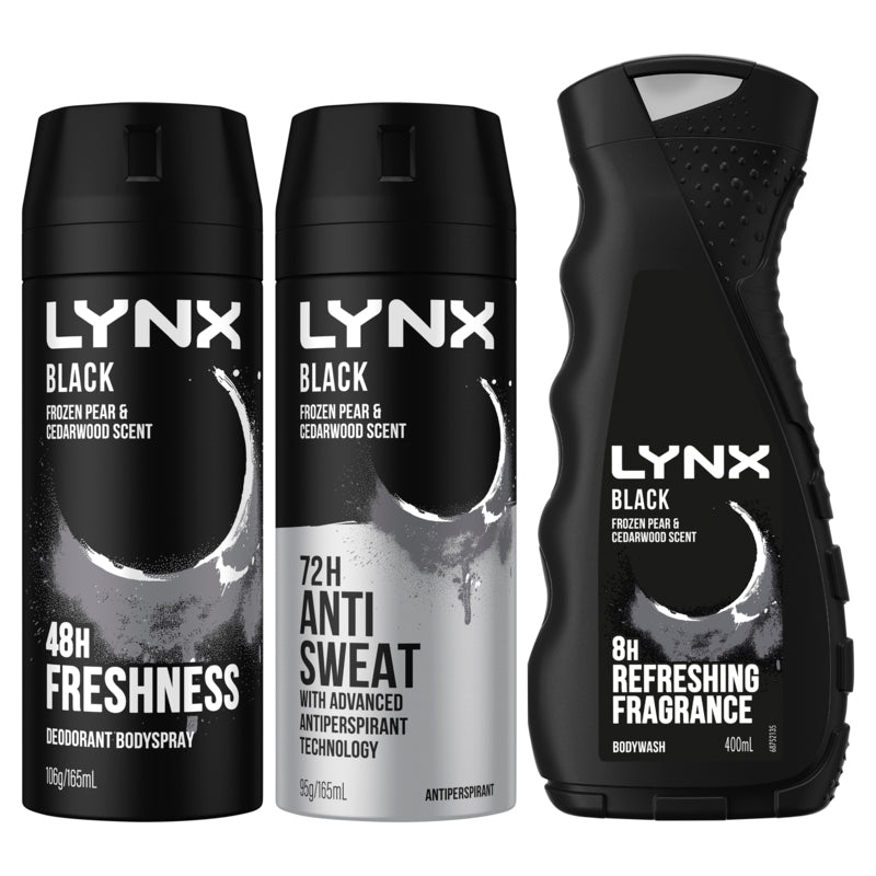 Lynx Black Trio Giftset 2022