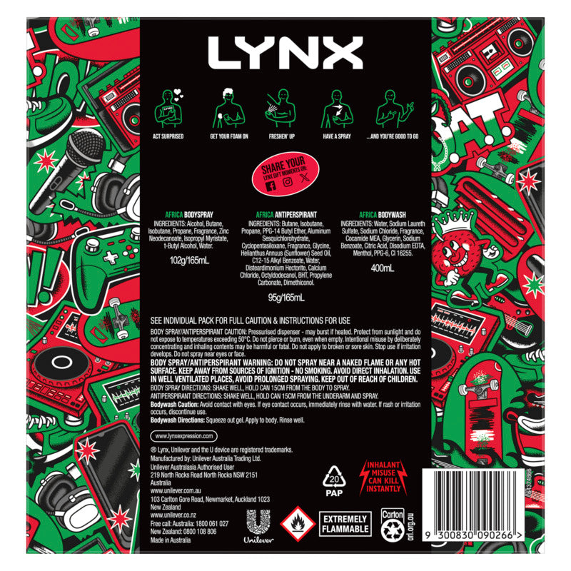 Lynx Trio Africa Giftset 2024