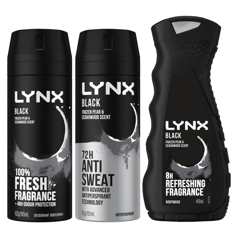 Lynx Black Trio Giftset 2024