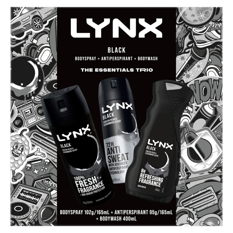 Lynx Black Trio Giftset 2024