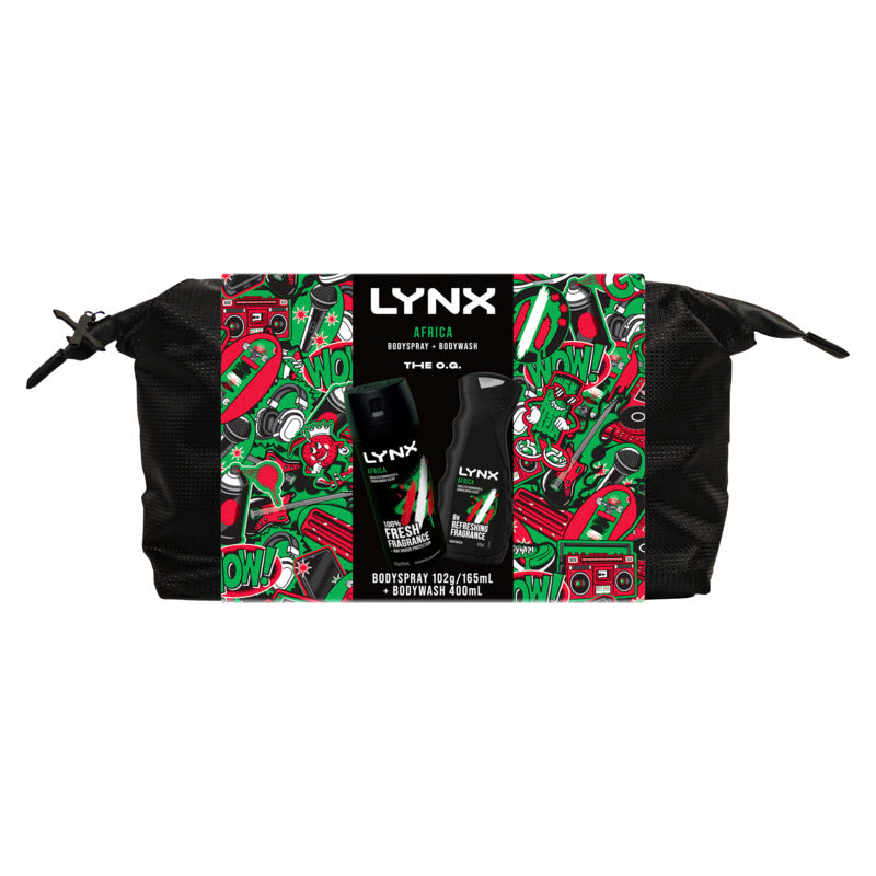 Lynx Africa Washbag 3 Piece Giftset 2024