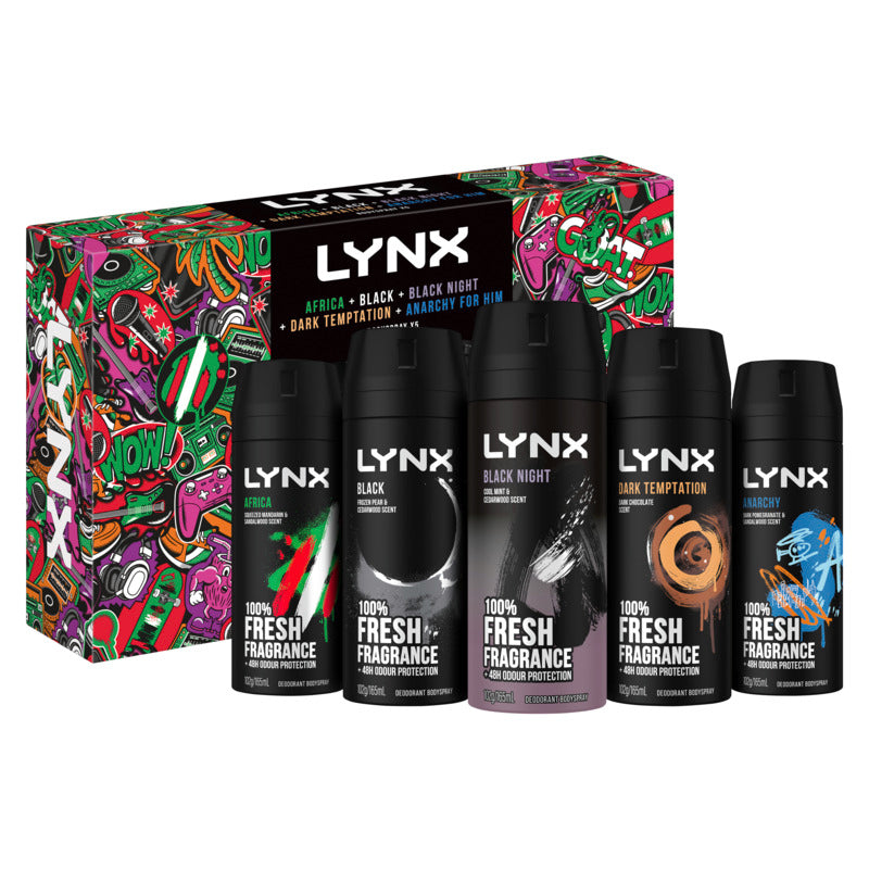 Lynx Collection Deodorant 5 Piece Giftset 2024